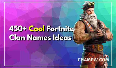 450 Cool Fortnite Clan Names That Are Not Taken