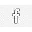 Facebook Logo Button Icl Cursos  White PNG – Stunning