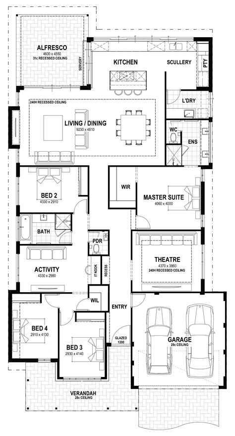 Grove Lot 3 Gooljak Rise Floorplan Single Storey House Plans Home