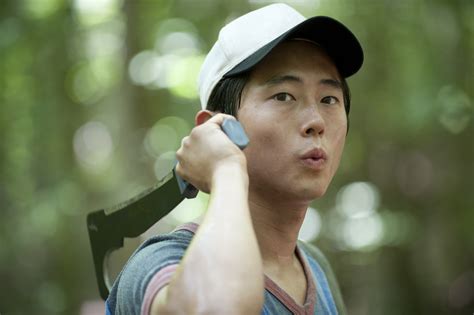 Part of the whole show is, we really needed to. 'The Walking Dead's Glenn Has a History of Close Calls ...