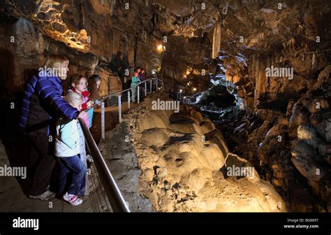 Underground Environment Inside Pooles Cavern In Buxton Peak District