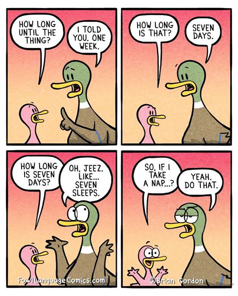 How Long Until Fowl Language Comics Funny Comics For Kids Fowl