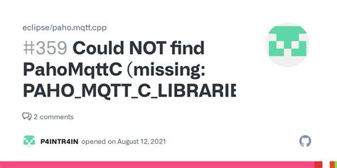 Could Not Find Pahomqttc Missing Paho Mqtt C Libraries Issue Hot Sex