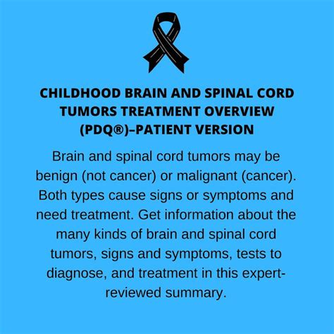 Childhood Brain And Spinal Cord Tumors Treatment Overview Pdq