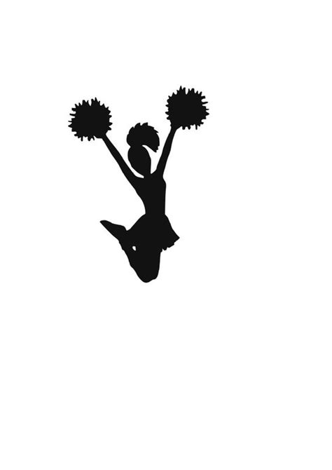 Cheerleader SVG for Silhoutte or Cricut