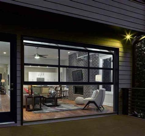 Aluminum garage doors are the cheapest type at prices from $250 to $2,000. Source Customized glass panel aluminum frame insulated ...