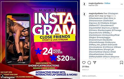 Virtual Strip Clubs Are Popping Up On Instagram With Some Dancers