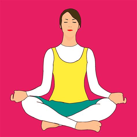 Download Meditation Yoga Woman Royalty Free Stock Illustration Image