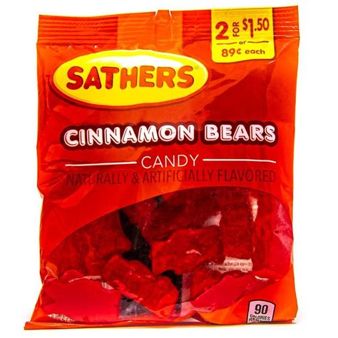 Sathers Cinnamon Bears 4oz Candy Room