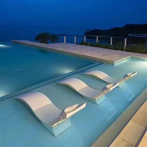 Why i did i choose the in pool chaise loungers? Ledge Lounger Chaise Deep - Ultra Modern Pool & Patio
