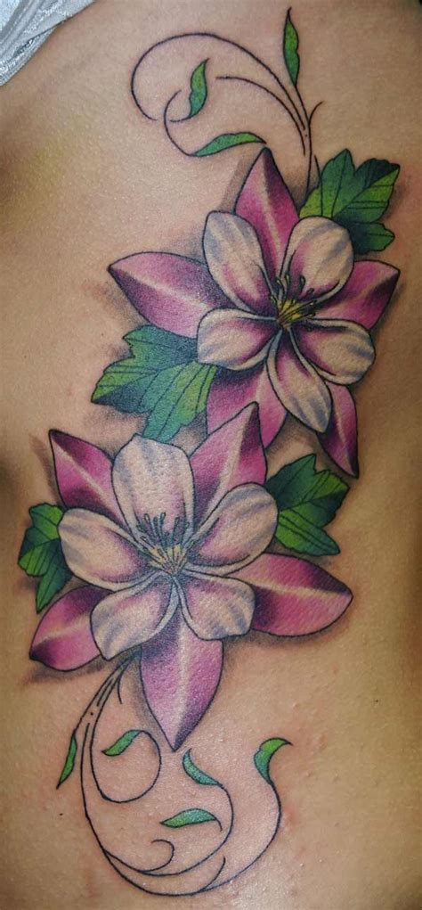 Free Tattoos Pink Flowers Tattoo