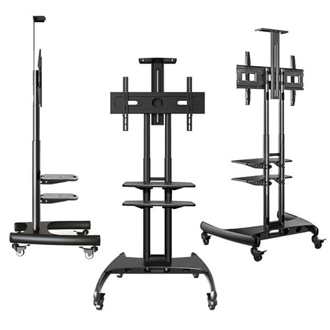 Onkron Mobile Universal Tv Cart Tv Stand Wmount For Most 32 To 65