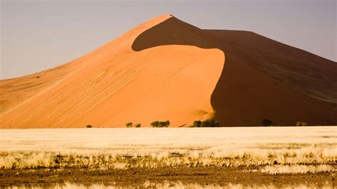 Sand Dunes In The Desert Namib Wallpaper Download 5120x2880