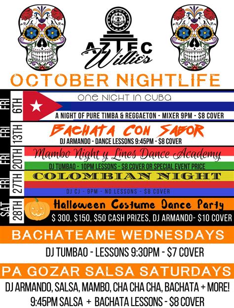 October Events 1 Aztec Willies