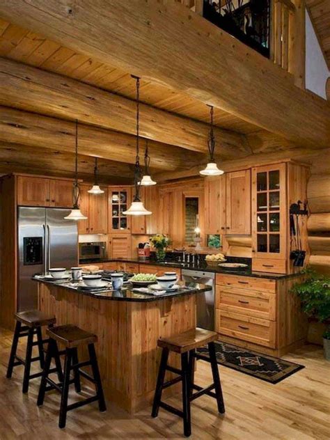 Come home to this barndo rustic kitchen. 50 Favourite Log Cabin Homes Modern Design Ideas (6 ...