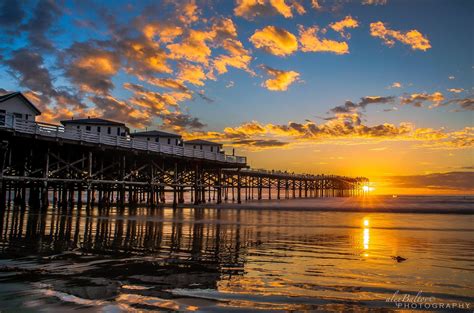 Alex Baltov Photography At Crystal Pier In Pacific Beach Ca Sunset In