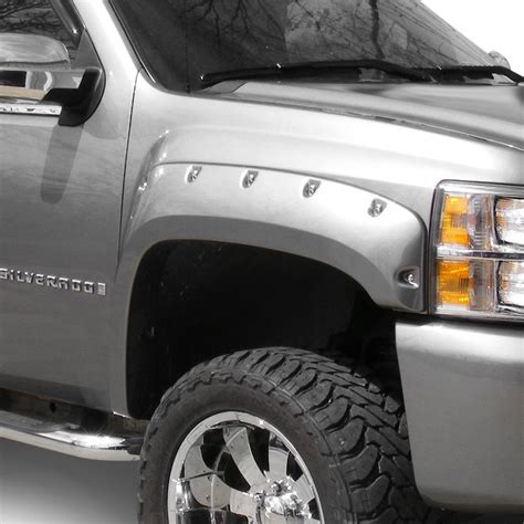 For Chevy Silverado 1500 07 13 T5i Front And Rear Fender Flares Unpainted