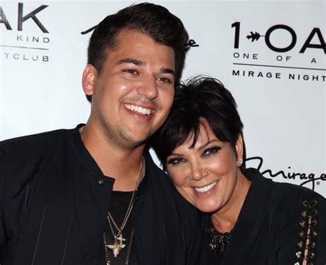 kris jenner forcing rob kardashian to get a paternity test the hollywood gossip
