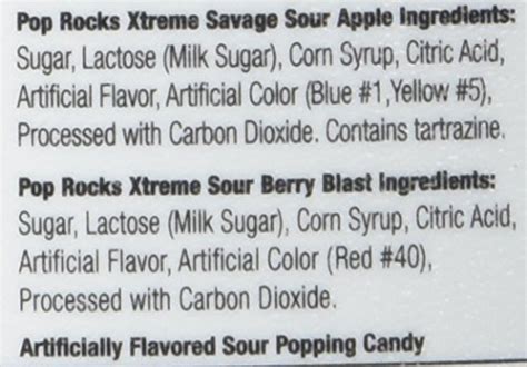 Pop Rocks Extreme Sour Candy 024oz 48 Count Online Grocery Market
