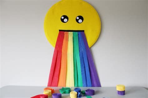 Diy Rainbow Throw Up Smiley Face Decoration Party Ideas And Activities By Wholesale Party