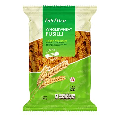 Fairprice Whole Wheat Pasta Fusilli Ntuc Fairprice