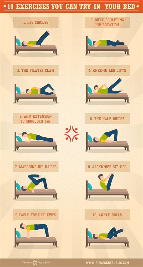 Check spelling or type a new query. 10 Exercises You Can Do In Bed | Easy yoga workouts, Bed ...