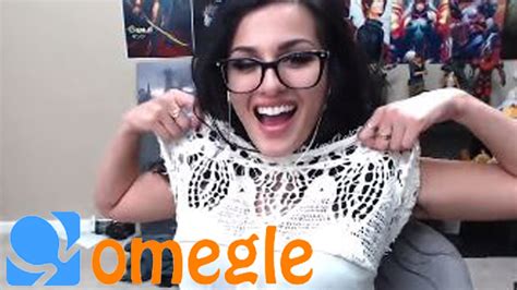 sssniperwolf pretends to flash guy on omegle funny prank youtube