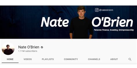 Nate Obrien Credits Youtube Success To Consistency