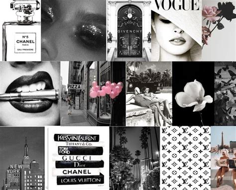 Boujee Black And White Aesthetic Wall Collage Kit Digital Etsy