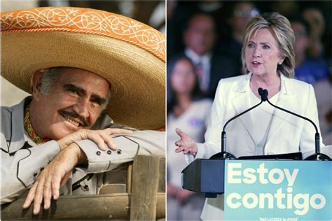 Vicente Fernández Le Dedica Una Canción A Hillary Clinton