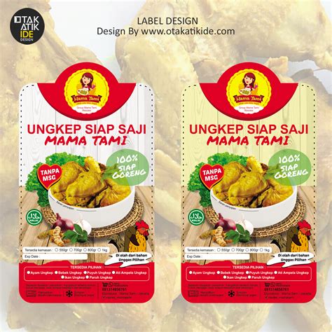 Label Produk Makanan Olahan - Otakatikide | Jasa Desain Logo, Jasa ...