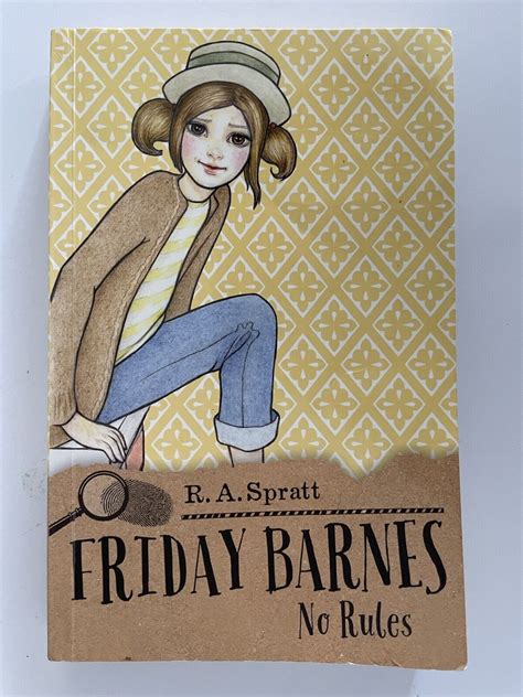 5 X Friday Barnes Novels By Ra Spratt Paperback Detective Mystery