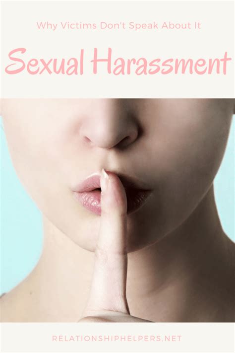 015 Personal Growth Why Dont Sexual Harassment Victims Speak About It