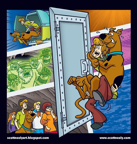Scott Neelys Scribbles And Sketches Scooby Doo Comic Chapter Books Cover Art