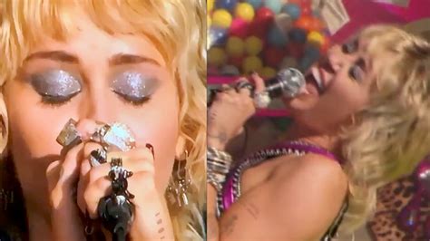 Miley Cyrus Breaks Down During Super Bowl Pregame Performance
