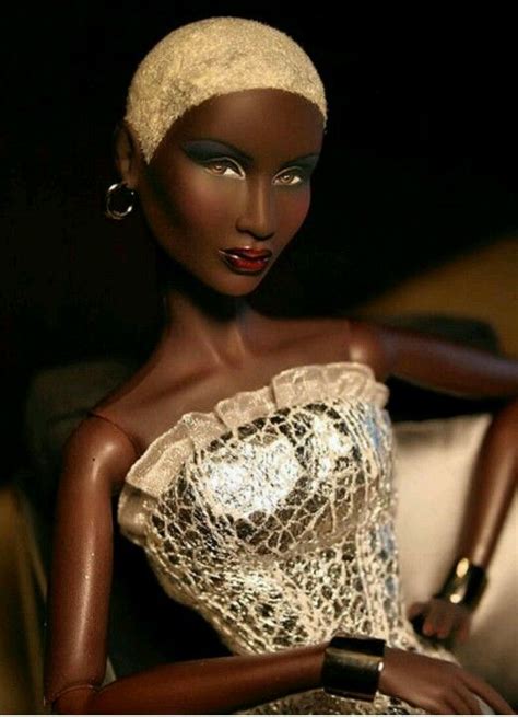 Pin By Mari Ng On Dolls Natural Hair Doll Beautiful Barbie Dolls Black Doll