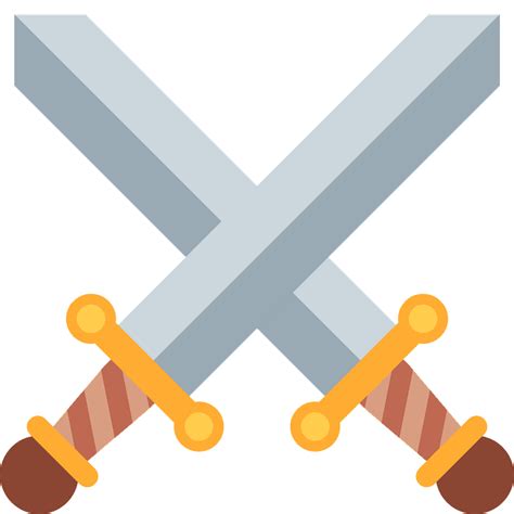 Transparent Crossed Sword Clipart Crossed Swords Emoji Hd Png My XXX