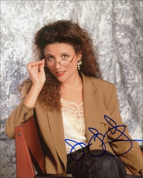 Julia Louis Dreyfus Seinfeld Autograph Signed 8x10 Photo G