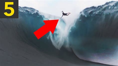 Top 5 Insane Surfing Wipeouts Youtube