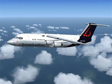 Brussels Airlines Bae Avro Rj100 For Fsx