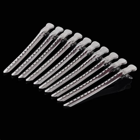 Buy Mayitr 10pcs Stainless Steel Section Hair Clips