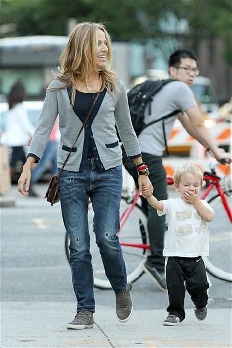Sheryl Crow And Her Son Levi James Crow Take A Stroll