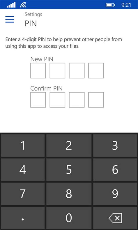 Microsoft Introduces Pin Code For Onedrive For Windows Phone Ubergizmo