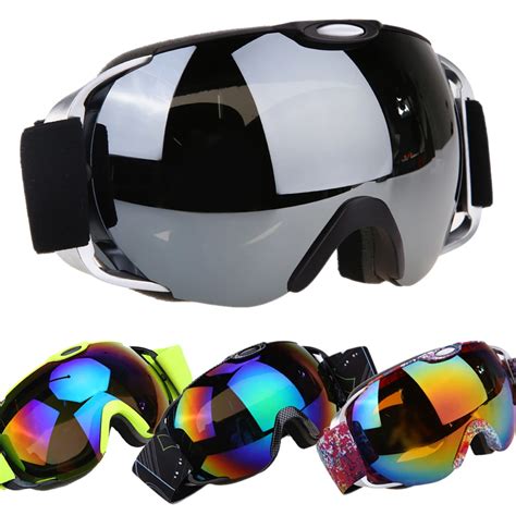 Professional Ski Goggles Double Layers Uv400 Anti Fog Big Ski Mask Glasses Skiing Men Women