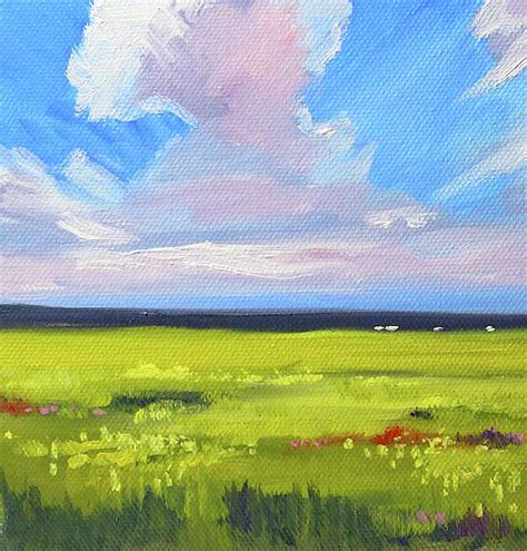 Montana Prairie By Nancy Merkle Landscape Art Prints Impressionist