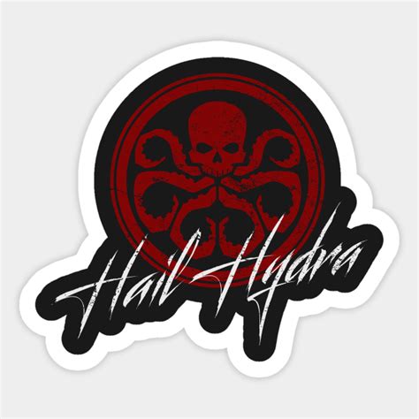 Hail Hydra Marvel Sticker Teepublic
