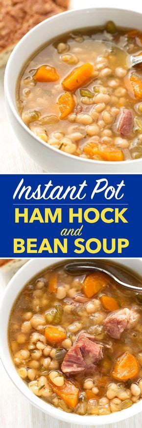 Instant Pot Ham Hock And Bean Soup Is A Hearty Classic You Can Make In Your Pressure Cooke