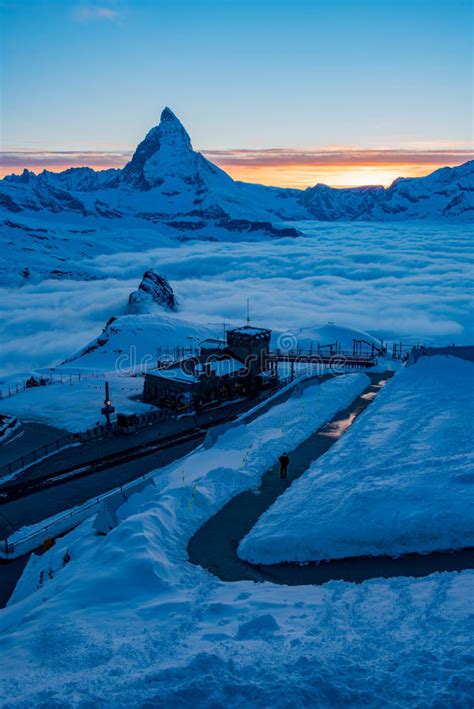 Matterhorn Switzerland Stock Photo Image Of Snow Clear 76365776