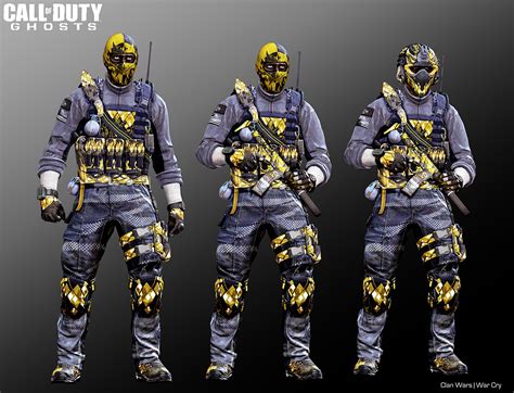 Call Of Duty Ghosts Clan Wars Characters On Behance