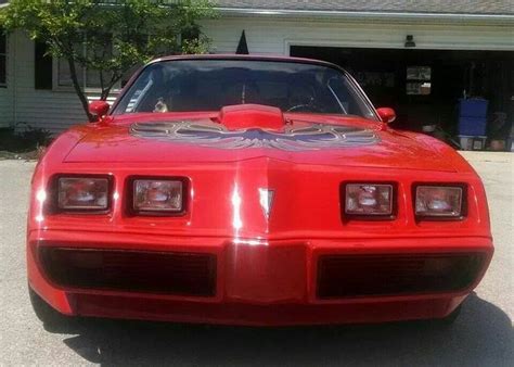 Front View Of Red Trans Am Trans Am Trans Pontiac